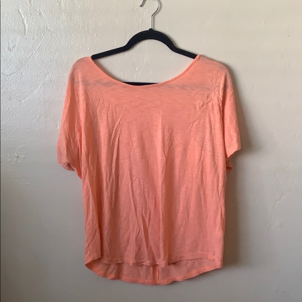 Peach colored top